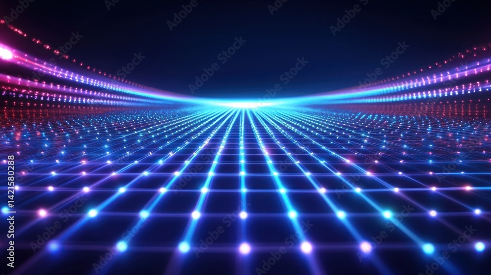 Futuristic digital pathway