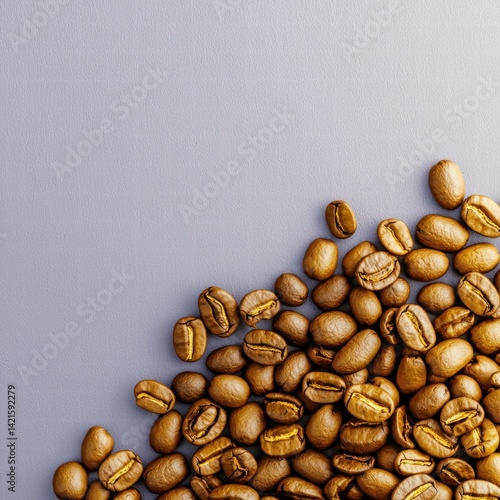 High-quality coffee beans displayed together with rich colors and textures ready for brewing