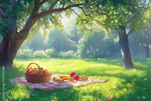 Picnic in a sunny park (2)