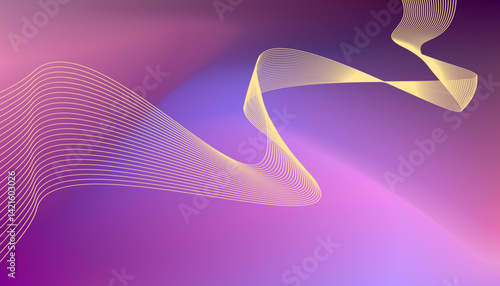 Interpolated wavy line background