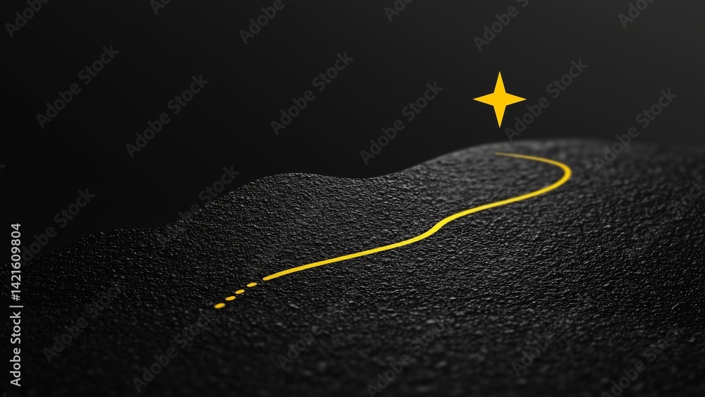 The Rhythm of Success: Monochrome Path to a Star