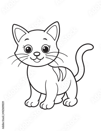 Cute Animal Coloring Pages, Coloring book, Animals, victor, animals line art, illustration, black & white Designs