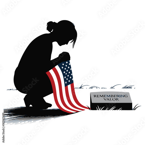 Remembering Valor A Silhouette of Remembrance