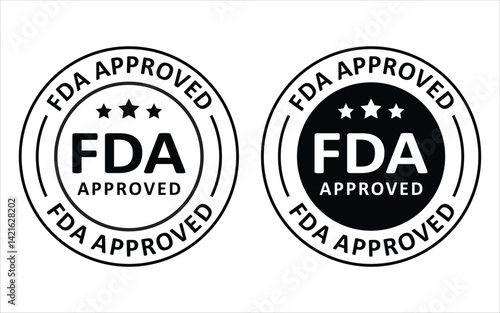 FDA Approved Vector Stamp – Official Certification Seal