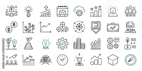 vector-set-of-maternity-line-icons--contains-icons Vector Line Icons Pack –Clean and Modern Designrk