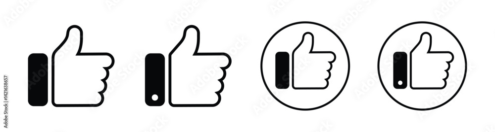 Thumbs buttons like dislike. Rating and feedback thumb. Vector illustration yes, ok, thumbs up, success, symbol, good. Thumbs buttons like dislike. Rating and feedback thumb. Vector illustration yes, ok, thumbs up, success, symbol, good.