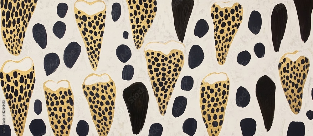 Abstract Pattern of Organic Shapes Abstract Pattern of Organic Shapes