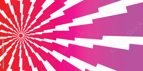 Bursting Abstract Background with Red and Pink Colors.