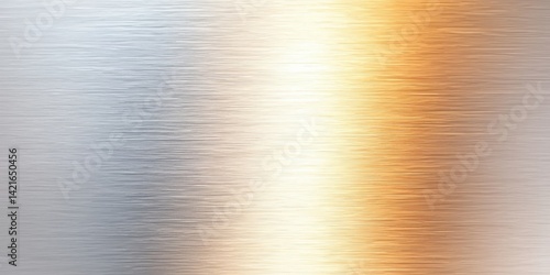 Obraz na płótnie A smooth, metallic gradient combines silver and gold tones, creating a modern and elegant texture that is visually striking. w salonie