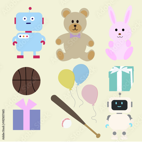 A Happy Children's Day with Toys