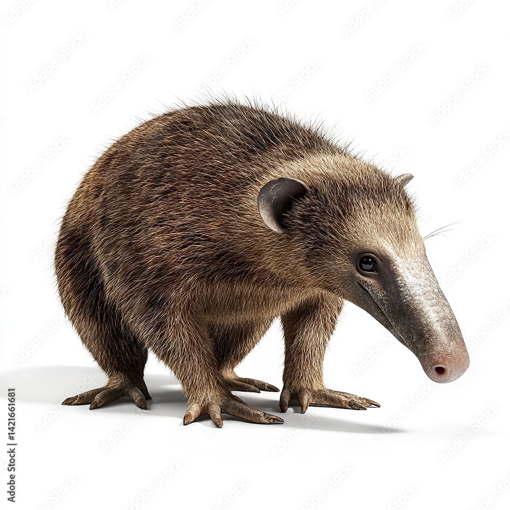 Fototapeta premium Photo of Anteater Isolated on white background, high quality,