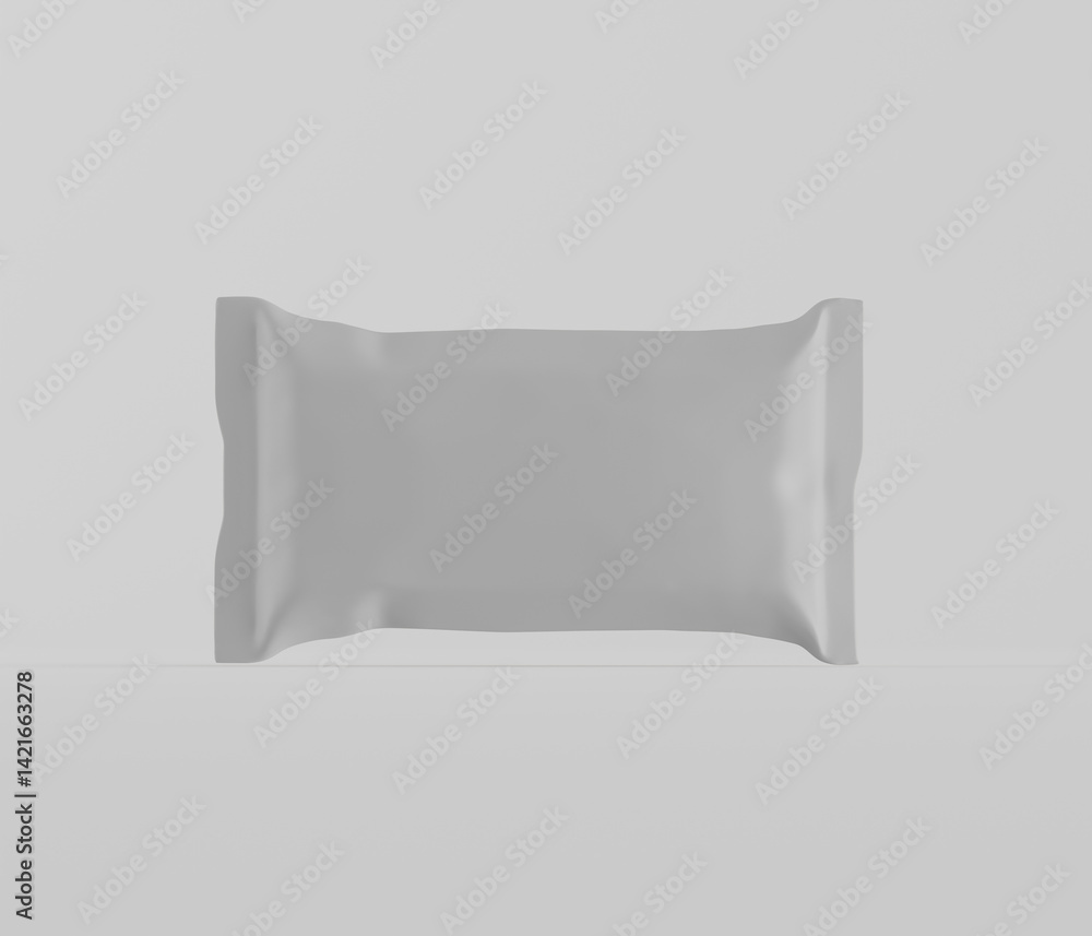 Chocolate bar white color isolated on gray background, 33 render illustration Chocolate bar white color isolated on gray background, 33 render illustration