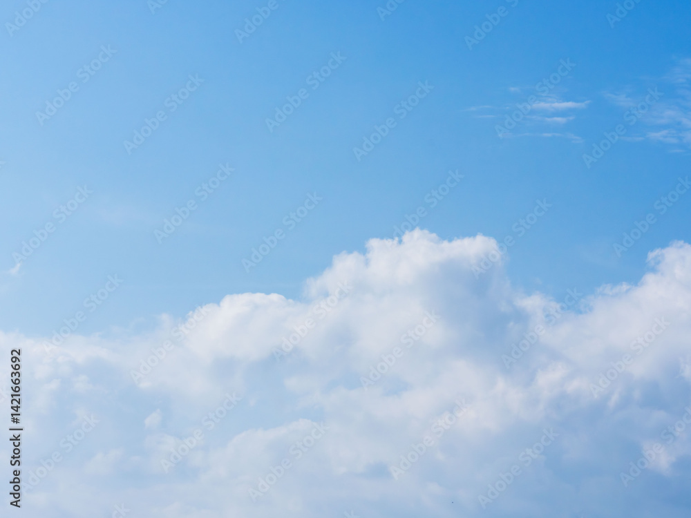 4月の山から 青空と雲06 4月の山から 青空と雲06