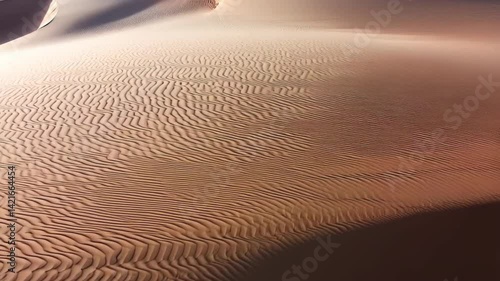 Desert Dune Landscape Stunning Texture of Sand Waves Arid region scenic view
