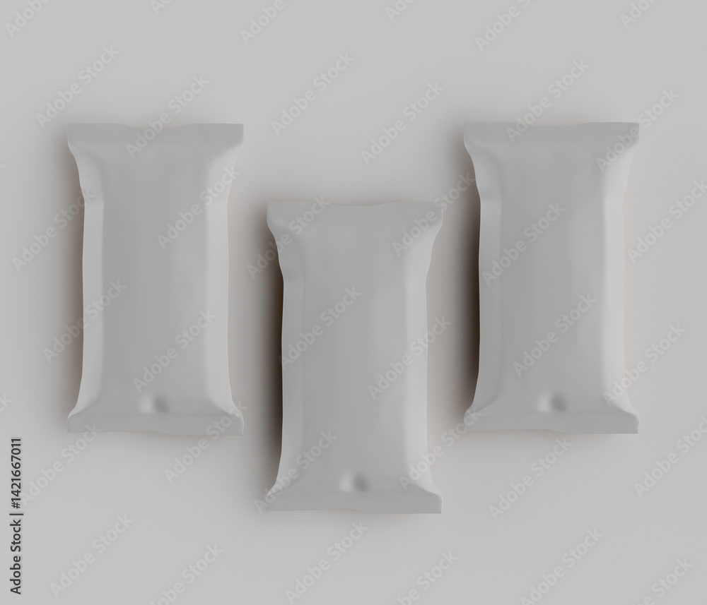 Chocolate bar white color isolated on gray background, 33 render illustration Chocolate bar white color isolated on gray background, 33 render illustration