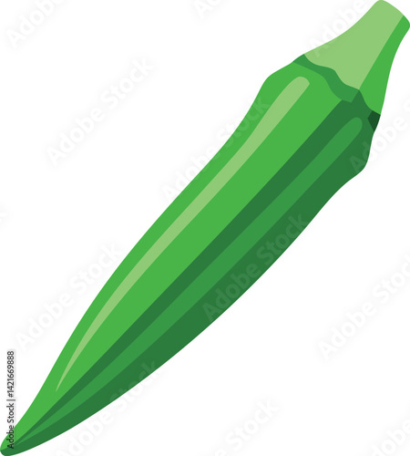 Okra vector art