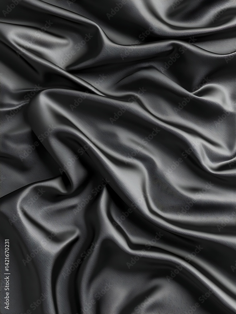 Obraz premium Dark Fabric Drape Closeup (1)