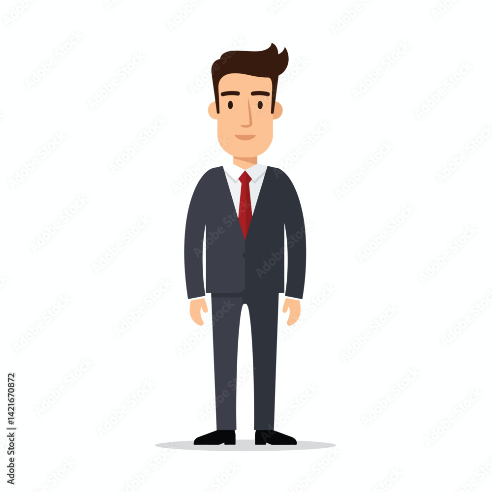 Businessman Character Standing Pose
Businessman Character Standing Pose