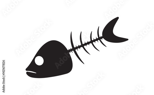 vector illustration of a fish