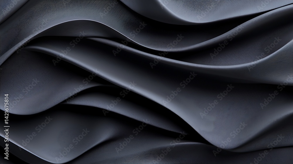 Dark Fabric Texture Close-Up Dark Fabric Texture Close-Up