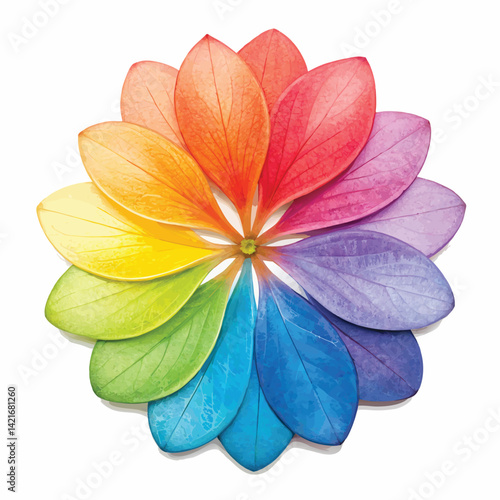 frangipani flower isolated on white background