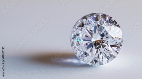 diamond on blue background