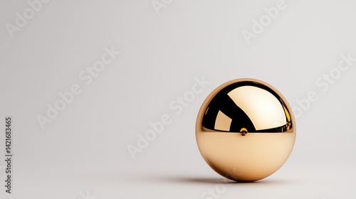 golden egg on white background