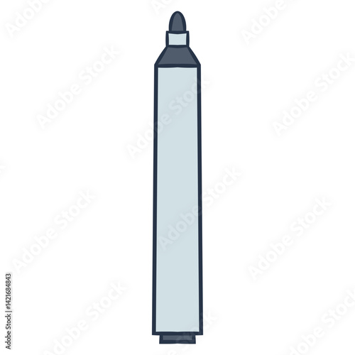 spidol stationery vector illustration. board marker cartoon
