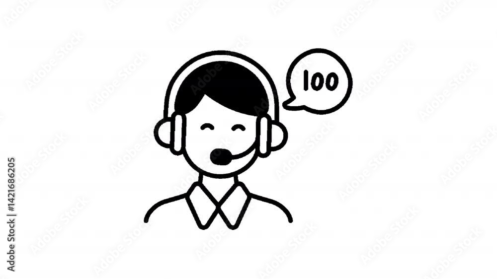 Cricket Commentator Animation Icon Cricket Commentator Animation Icon