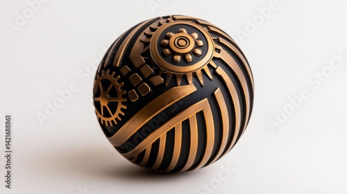 easter egg in a wooden box