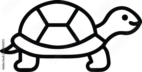 Tortoise line art
