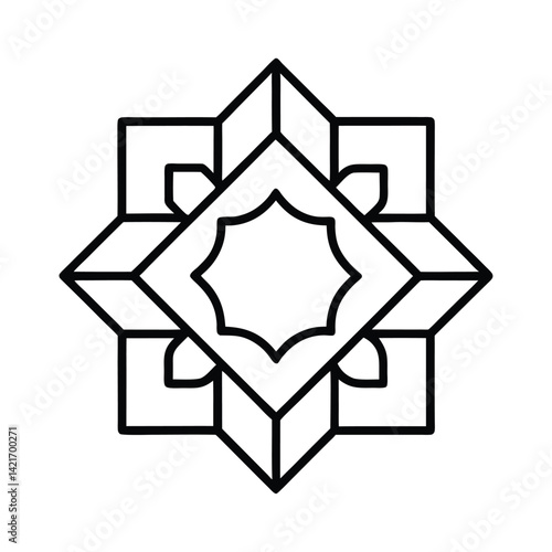 ornamental divider with spirals and dot accents