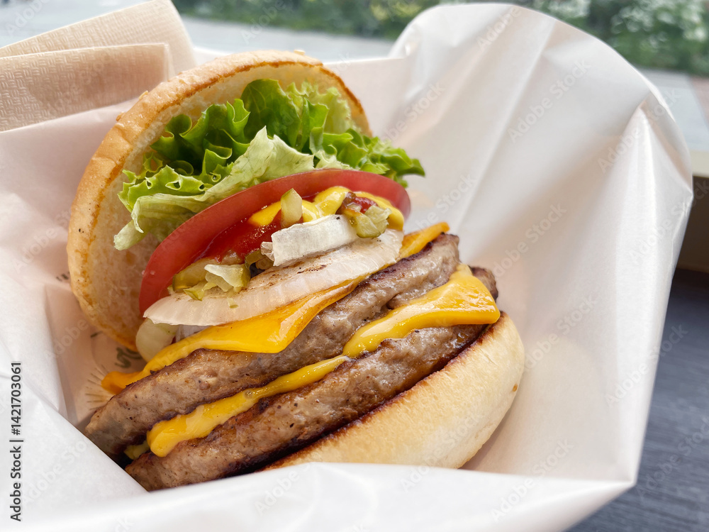 ダブルチーズバーガー