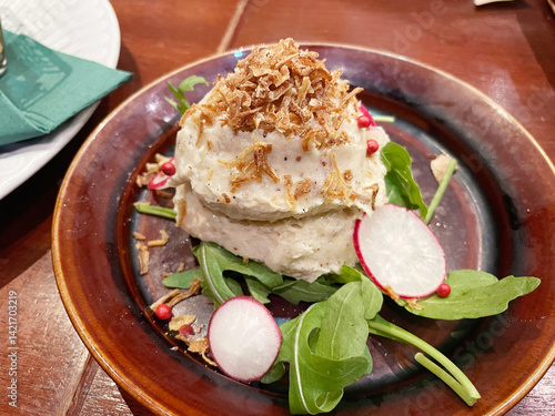Obraz na płótnie ポテトサラダ w salonie
