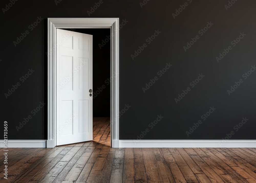 empty room with door empty room with door
