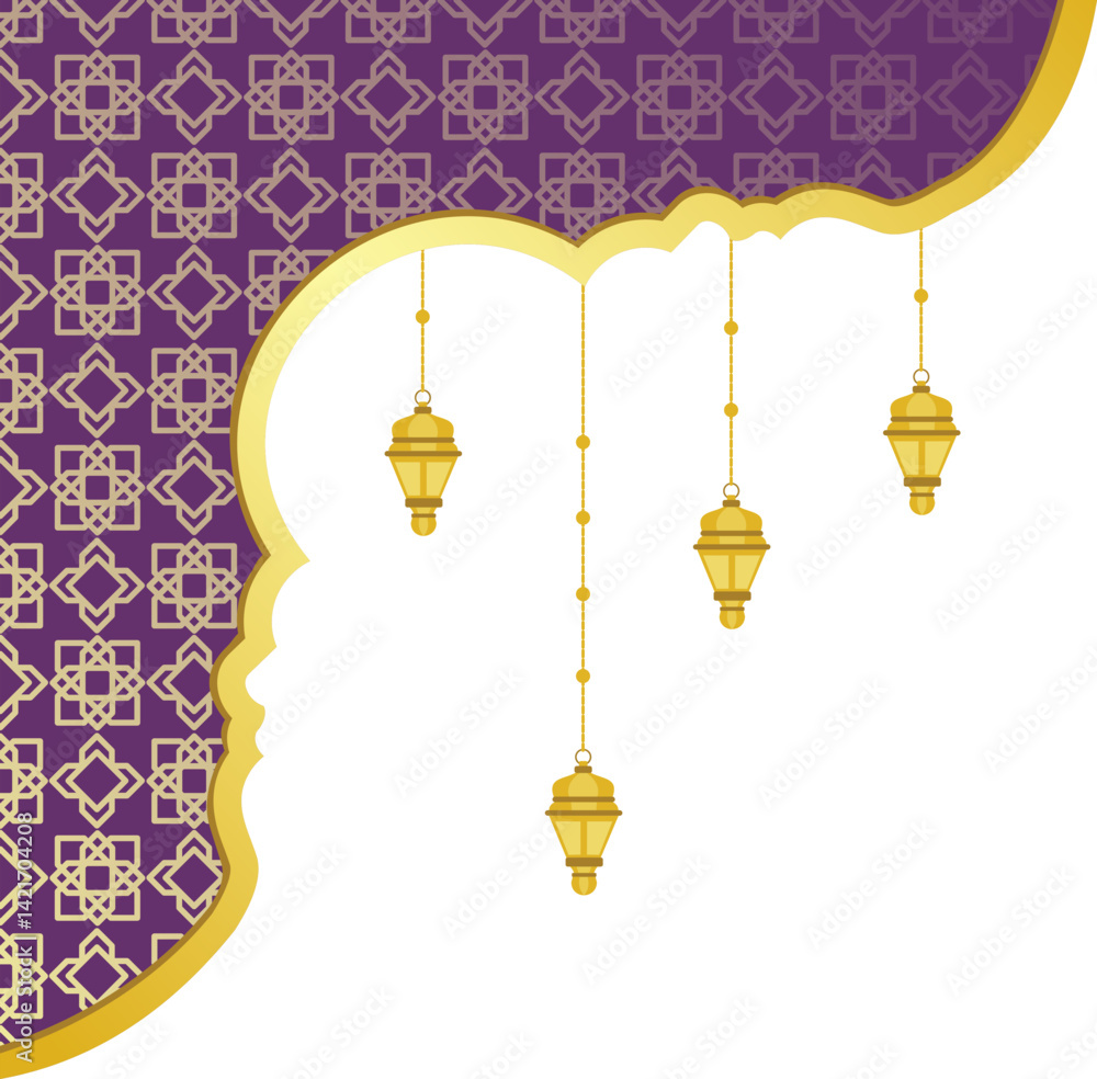 Islamic Corner Decoration