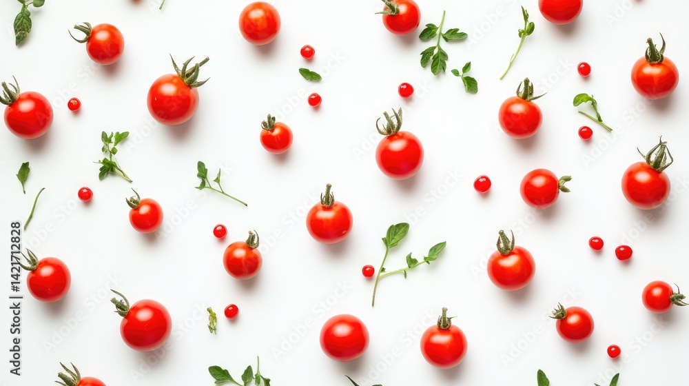 A tray of crispy tomato-flavored crisps placed on a white surface with clean space surrounding them for text or branding A tray of crispy tomato-flavored crisps placed on a white surface with clean space surrounding them for text or branding