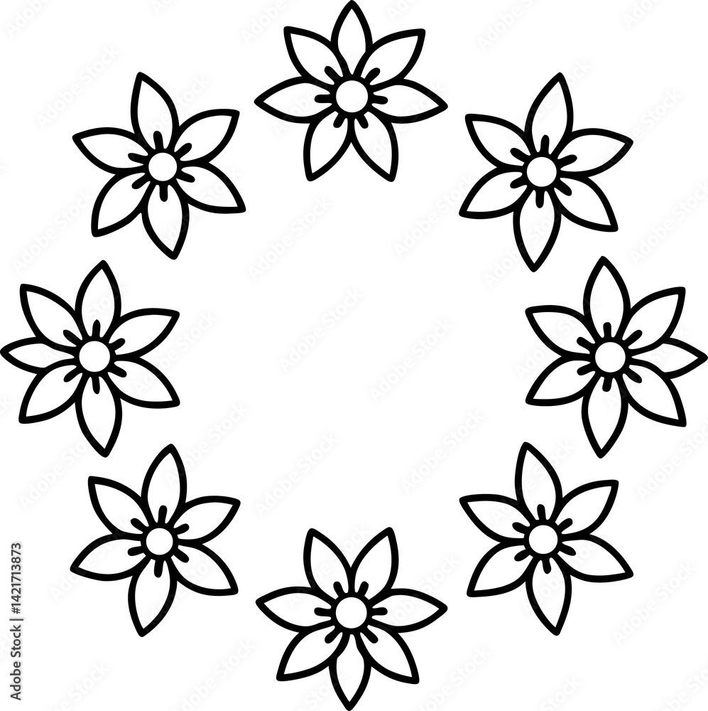 abstract floral background with flowers abstract floral background with flowers