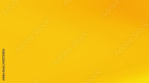 Bright yellow abstract background with smooth gradients and soft curves for design purposes