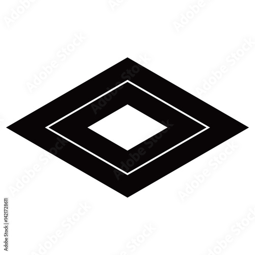 家紋です。入れ子菱といいます。