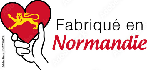 Logo fabriqué en Normandie, produits de nos régions