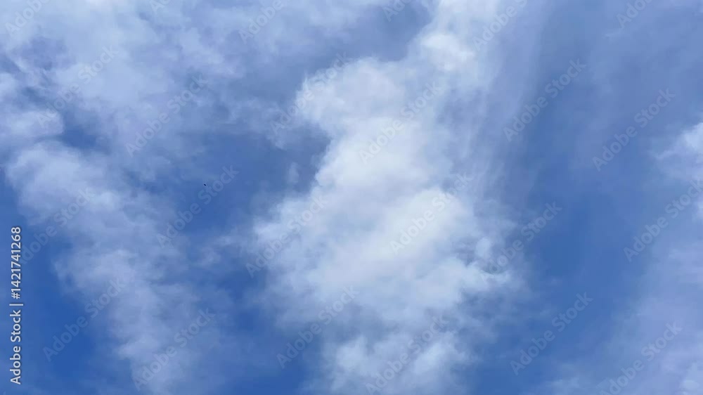 timelapse clouds on blue sky, blowing clouds during the day, 4k videos timelapse clouds on blue sky, blowing clouds during the day, 4k videos