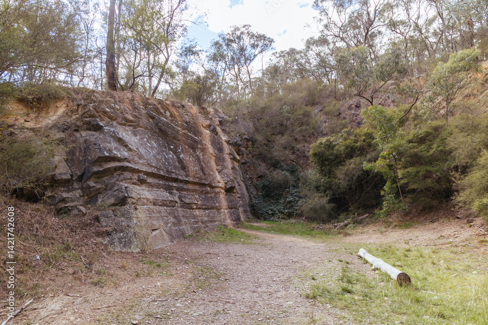 Warrandyte State Reserve Gold Memorial in Melbourne Australia