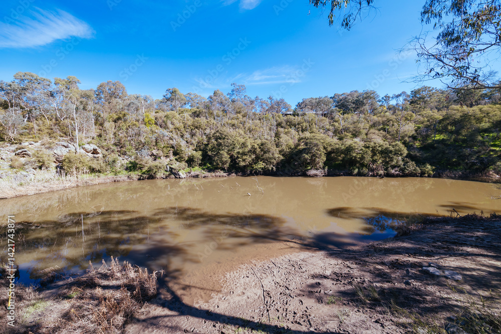 Jumping Creek Reserve in Warrandyte Melbourne Australia