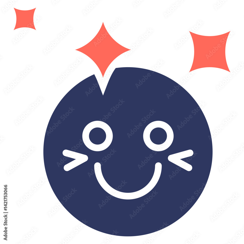 Obraz premium Happy Icon