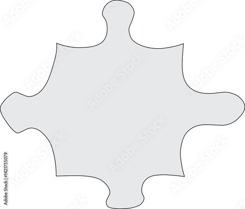 Infographic Puzzle Piece