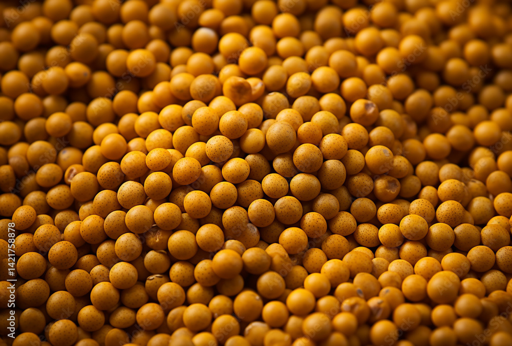 Fototapeta premium Healthy Mustard Seeds Close-Up for Cooking and Pet Diets