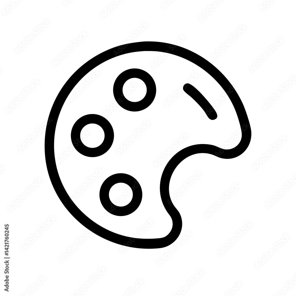 art palette vector icon for painting, creative design and artistic tools flat stroke icon for apps and websites
art palette vector icon for painting, creative design and artistic tools flat stroke icon for apps and websites