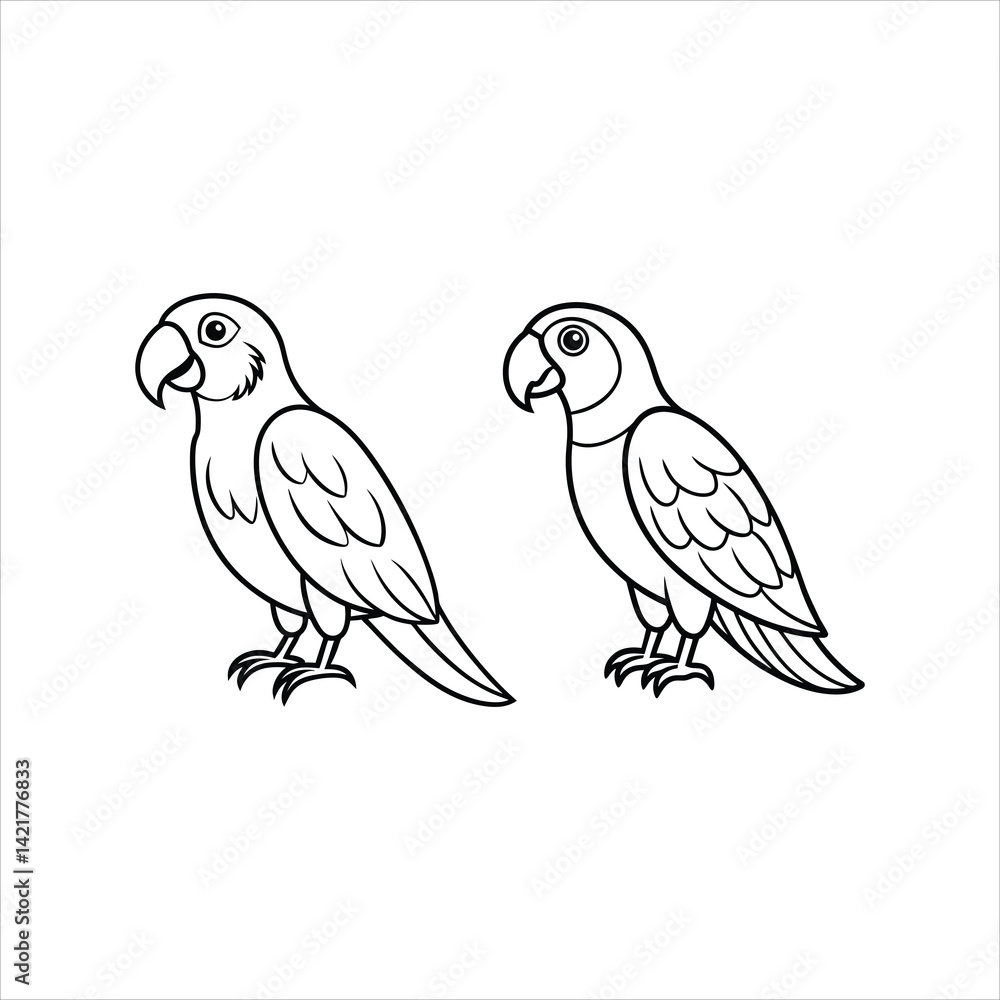 Fototapeta premium two birds 