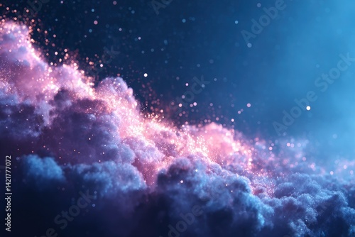 Abstract Cloud with Sparkle